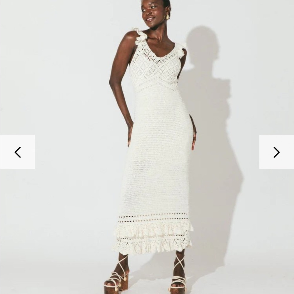 Cleobella Janis Hand Crochet Midi Dress
